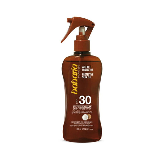 Babaria Babaria, Protective, Protecting & Nourishing, Vor Sonneneinstrahlung, Öl, SPF 30, 200 ml Regular