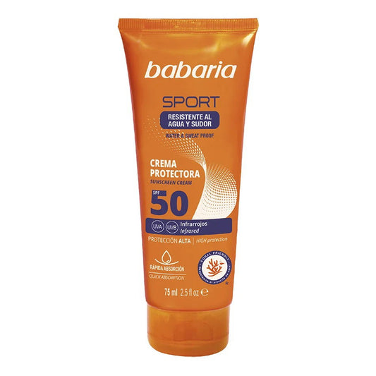 Babaria Babaria, Sport, Sonnenschutz, Sonnencreme, SPF 50, 75 ml Regular
