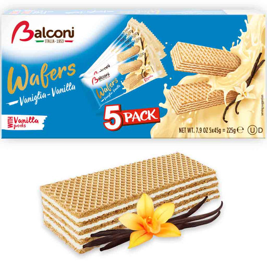 Balconi Waffelschnitten Vanille 5er 225g - Candyshop.ch