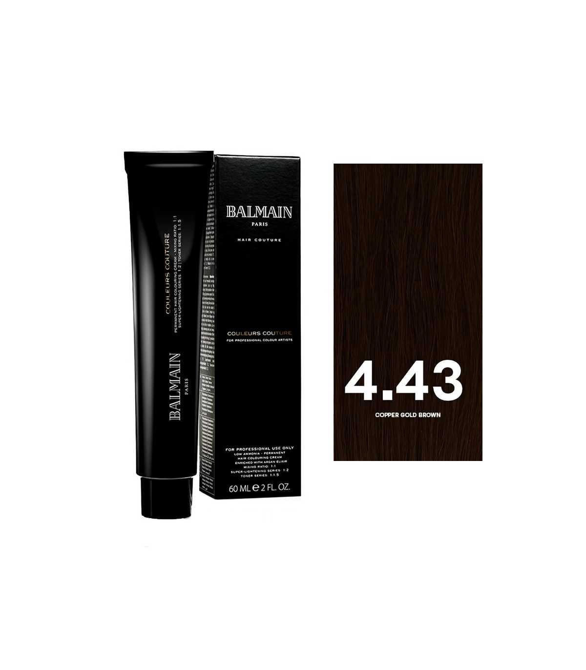 Balmain Professionnel Balmain Professionnel, Couleurs Couture, Permanente Haarfarbe, 4.43 Copper Gold Brown, 60 ml Regular