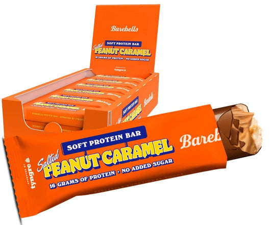 Barebells Protein Riegel 55g Caramel Peanut - Orange - Candyshop.ch
