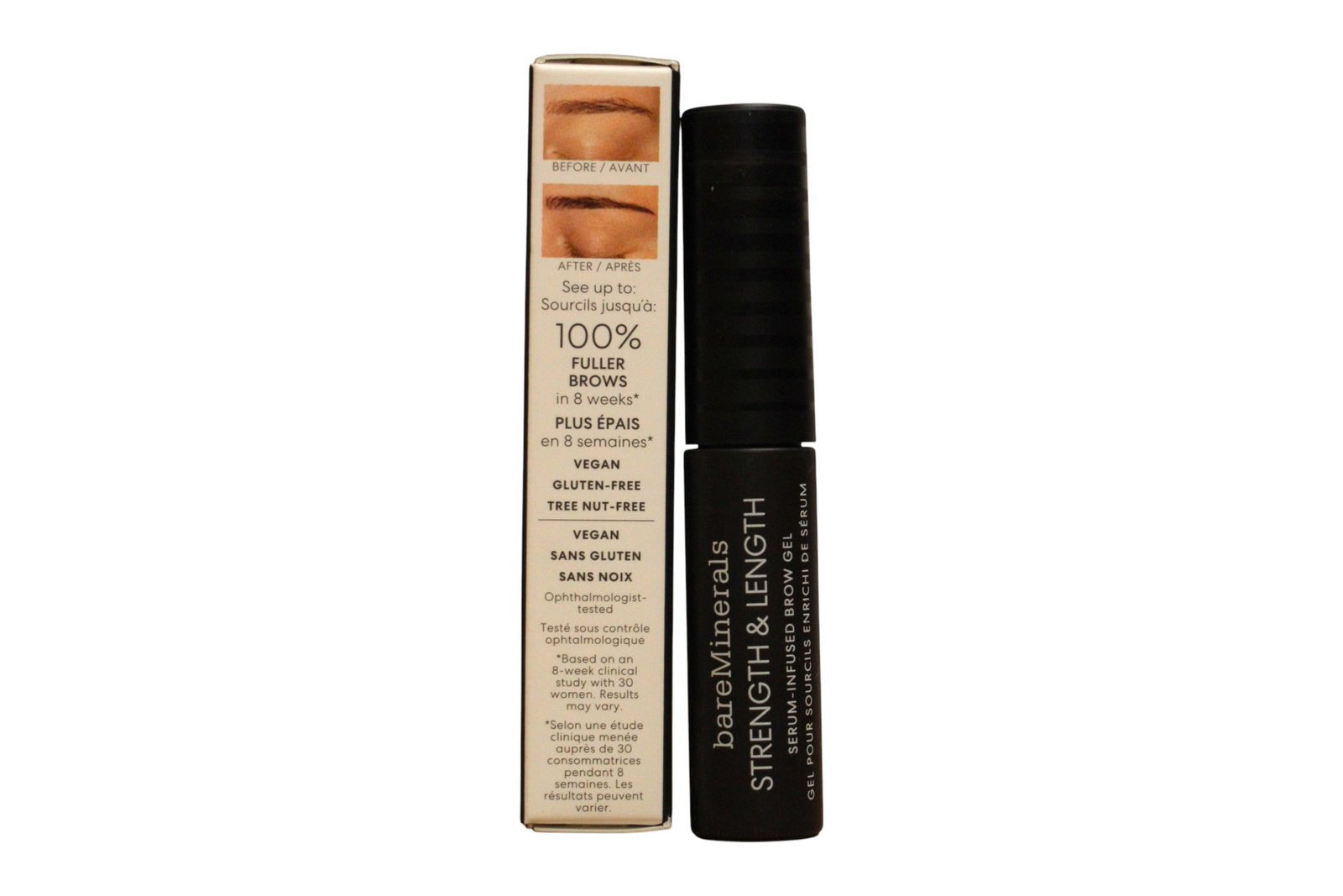 BareMinerals BareMinerals, Strength & Length, Augenbrauengel, Kastanie, 5 ml Regular