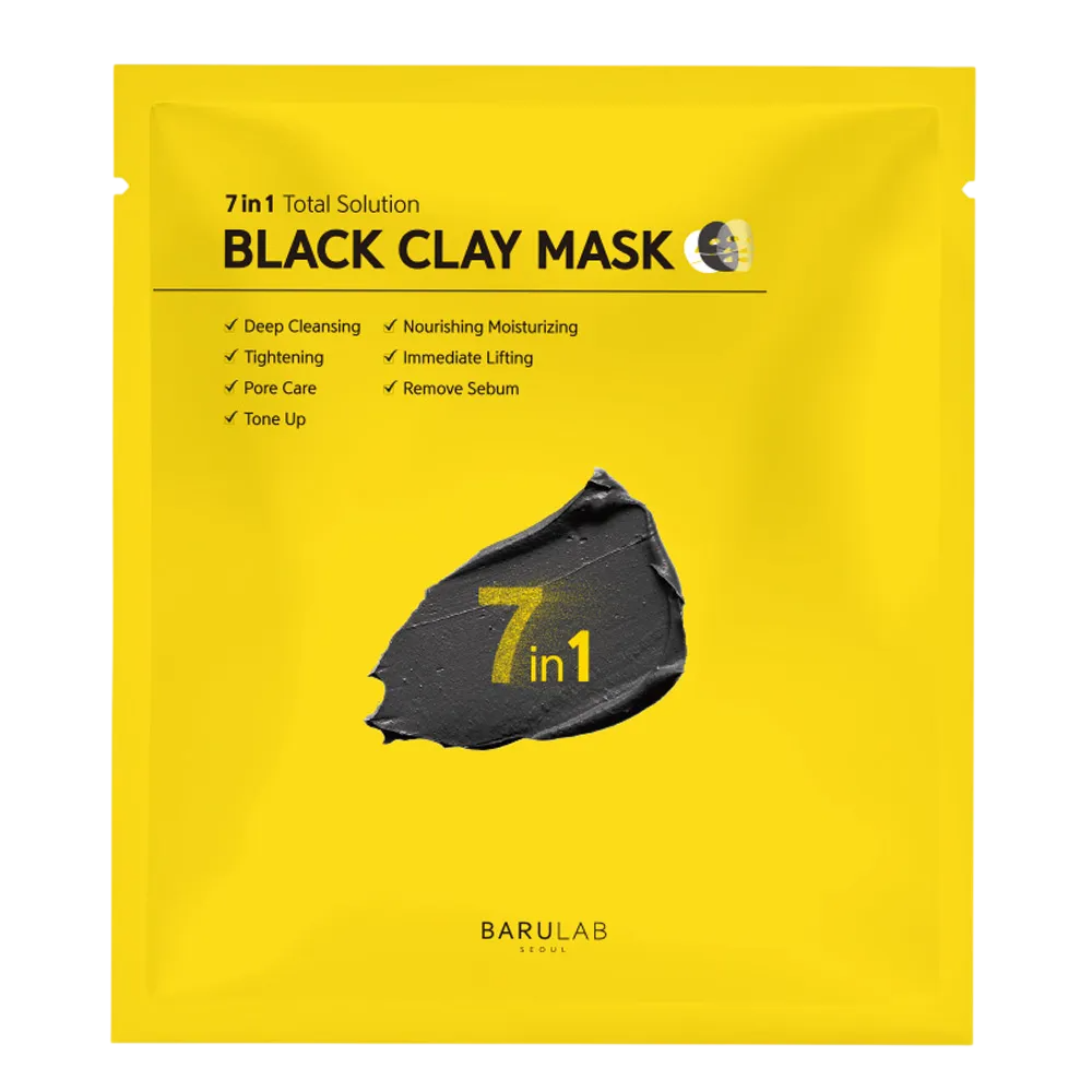 Barulab Barulab, 7 In 1 Total Solution, Ton, Beseitigt Unreinheiten, Gesichtsmaske, Für das Gesicht, 18 g Regular