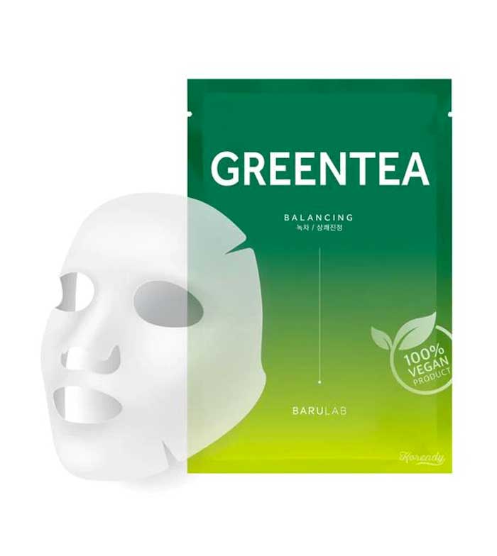 BARULAB BARULAB The Clean Vegan Mask Balancing Green Tea 23 g Gesichtsmaske Kosmetik