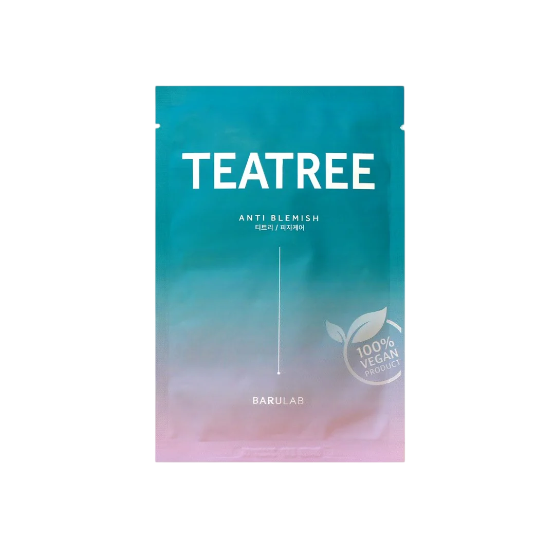 Barulab Barulab, Teatree, Anti-Unreinheiten, Gesichtsmaske, Für das Gesicht, 23 g Regular