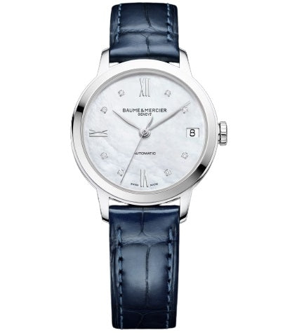 BAUME&MERCIER CLASSIMA Automatic W-Diamonds MOA10545 Date Armbanduhr 31 mm ansicht-3