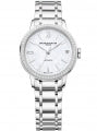 BAUME&MERCIER CLASSIMA W-Diamonds MOA10479 Date Armbanduhr 31 mm ansicht-2
