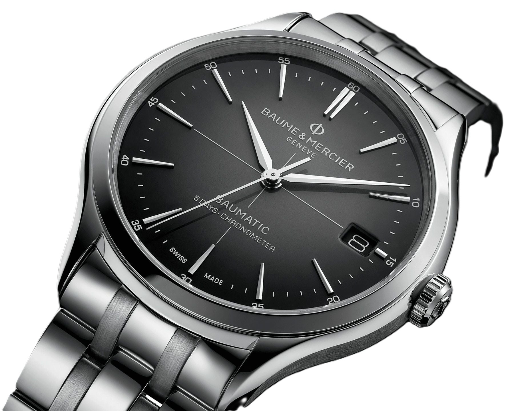 BAUME&MERCIER MOA10551 Date Armbanduhr 40 mm ansicht-3