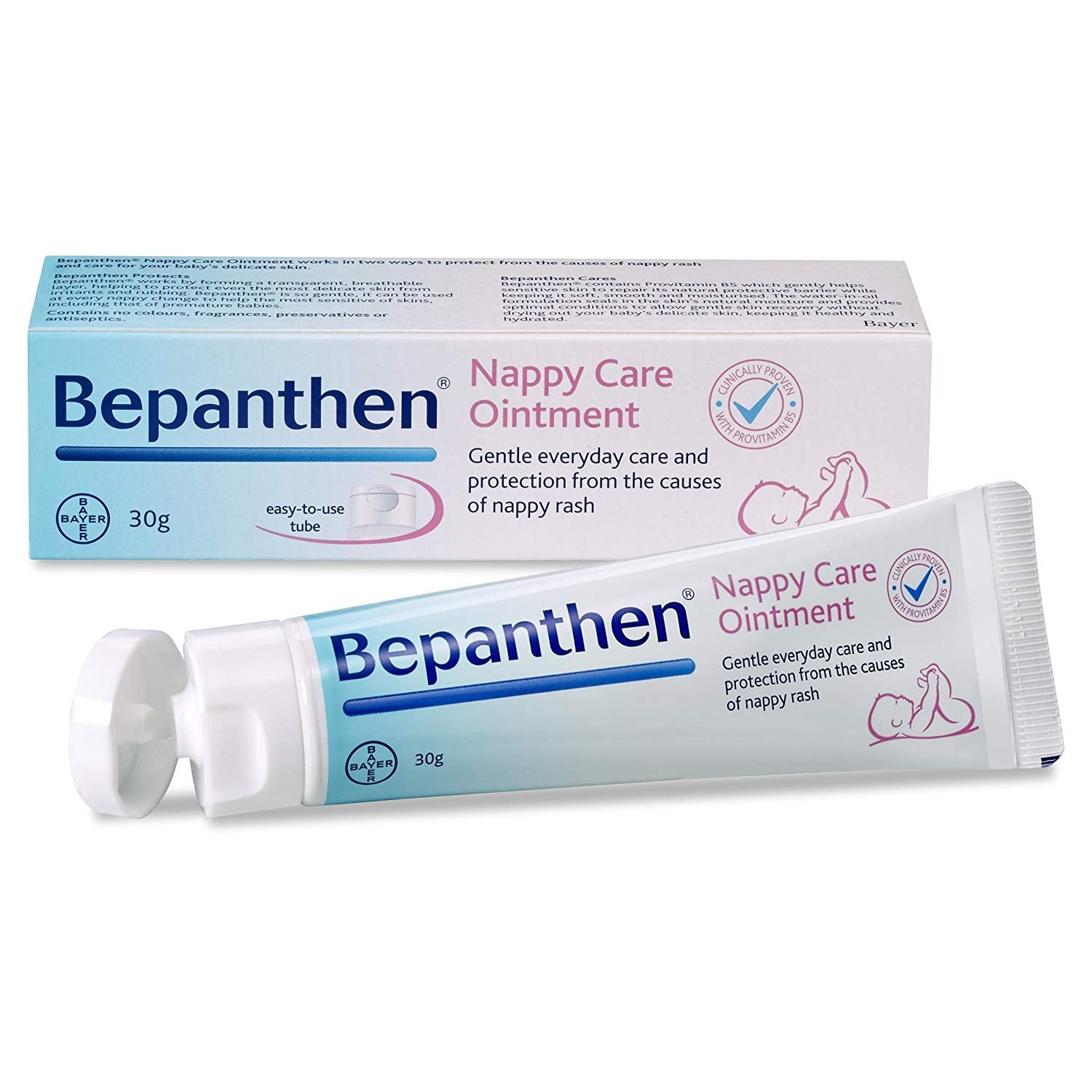 Bayer Bayer, Bepanthen, Anti-Reizung, Sahne, Windelbereich, 30 ml Regular