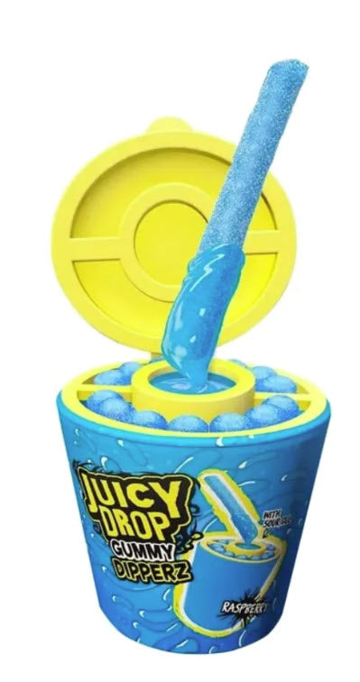 Bazooka Juicy Drop Gummy Dipperz Raspberry 96g