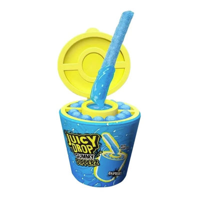 Bazooka Juicy Drop Gummy Dipperz Raspberry 96g