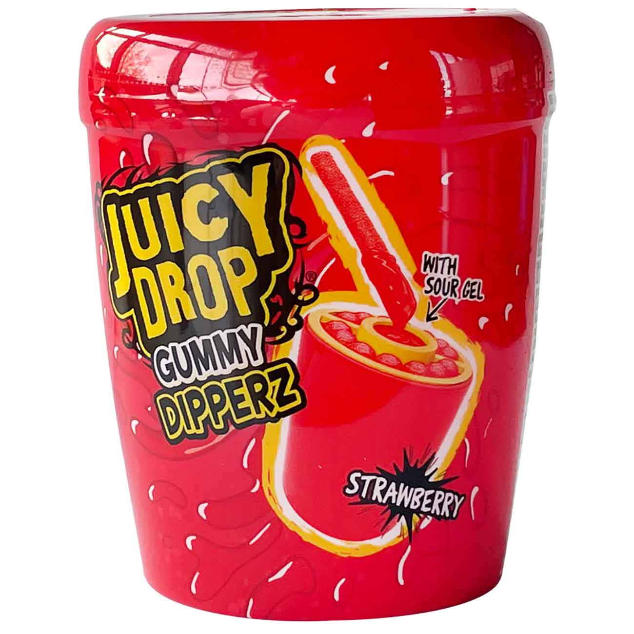 Bazooka Juicy Drop Gummy Dipperz Strawberry 96g