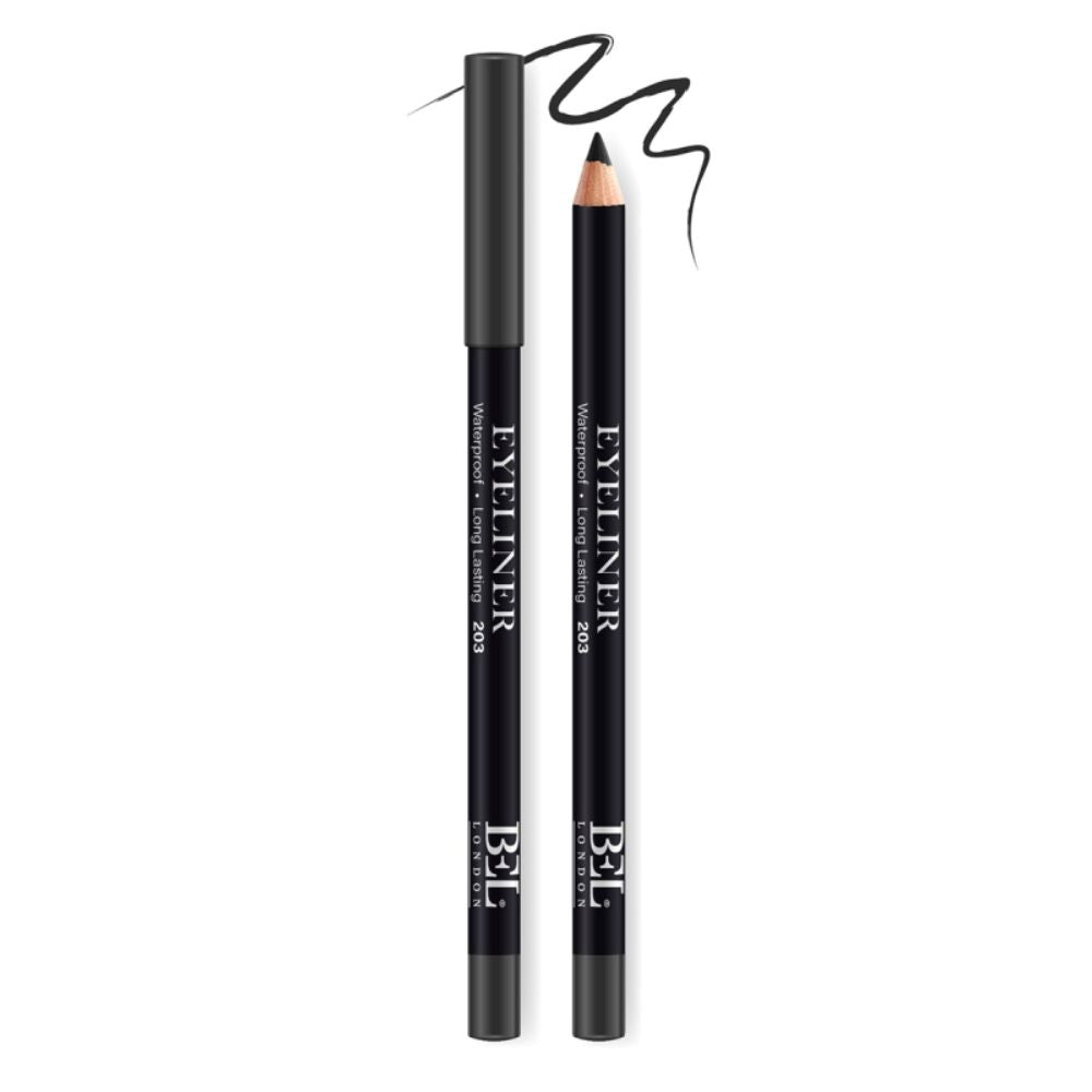 Bel London Bel London Gel-Kajalstift 203 Schwarz 0,78 g wasserfest hydriertes Pflanzenöl langlebig Make-up / Augen / Gel