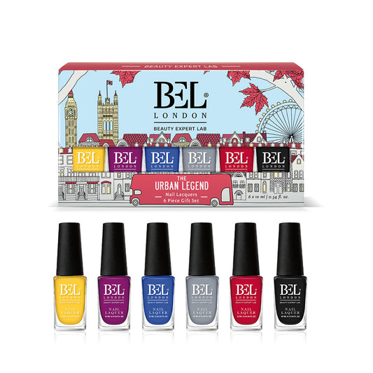 Bel London Setzen, Bel London, BEL London, Nagellack, Die Großstadtlegende, 6 stk, 10 ml Regular
