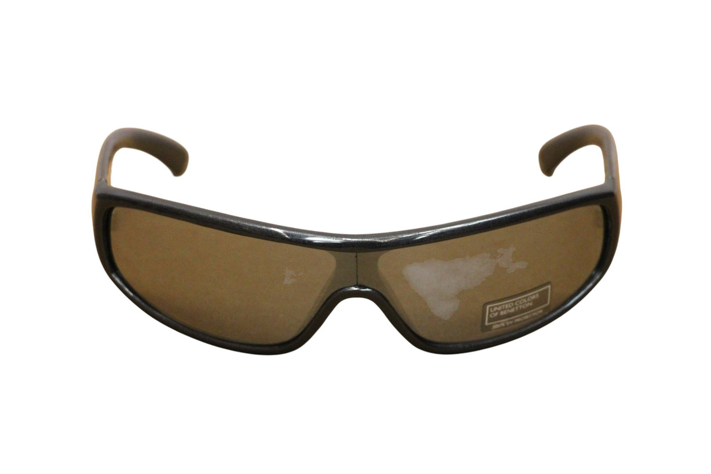 Benetton Benetton, United Colors of Benetton, Sonnenbrille, Metallic Graue Umwicklung, Unisex Regular