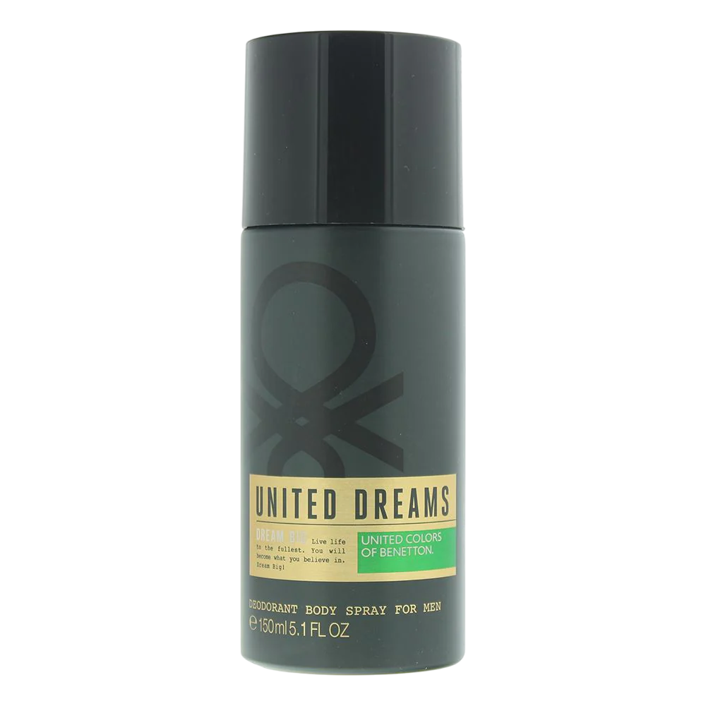 Benetton Benetton, United Dreams Dream Big, Antitranspirant, Deodorant Spray, Für Männer, 150 ml Regular