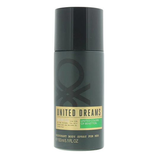 Benetton Benetton, United Dreams Dream Big, Antitranspirant, Deodorant Spray, Für Männer, 150 ml Regular