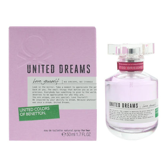 Benetton Benetton, United Dreams Love Yourself, Eau de Toilette, Für Frauen, 50 ml *Tester