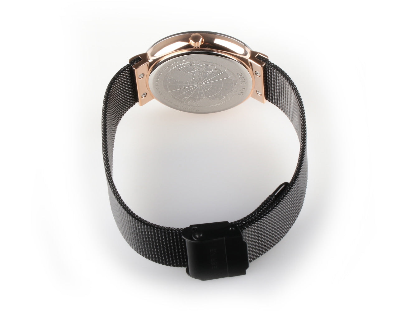 BERING 11435-166 Only Time Armbanduhr 35 mm Schwarz ansicht-2