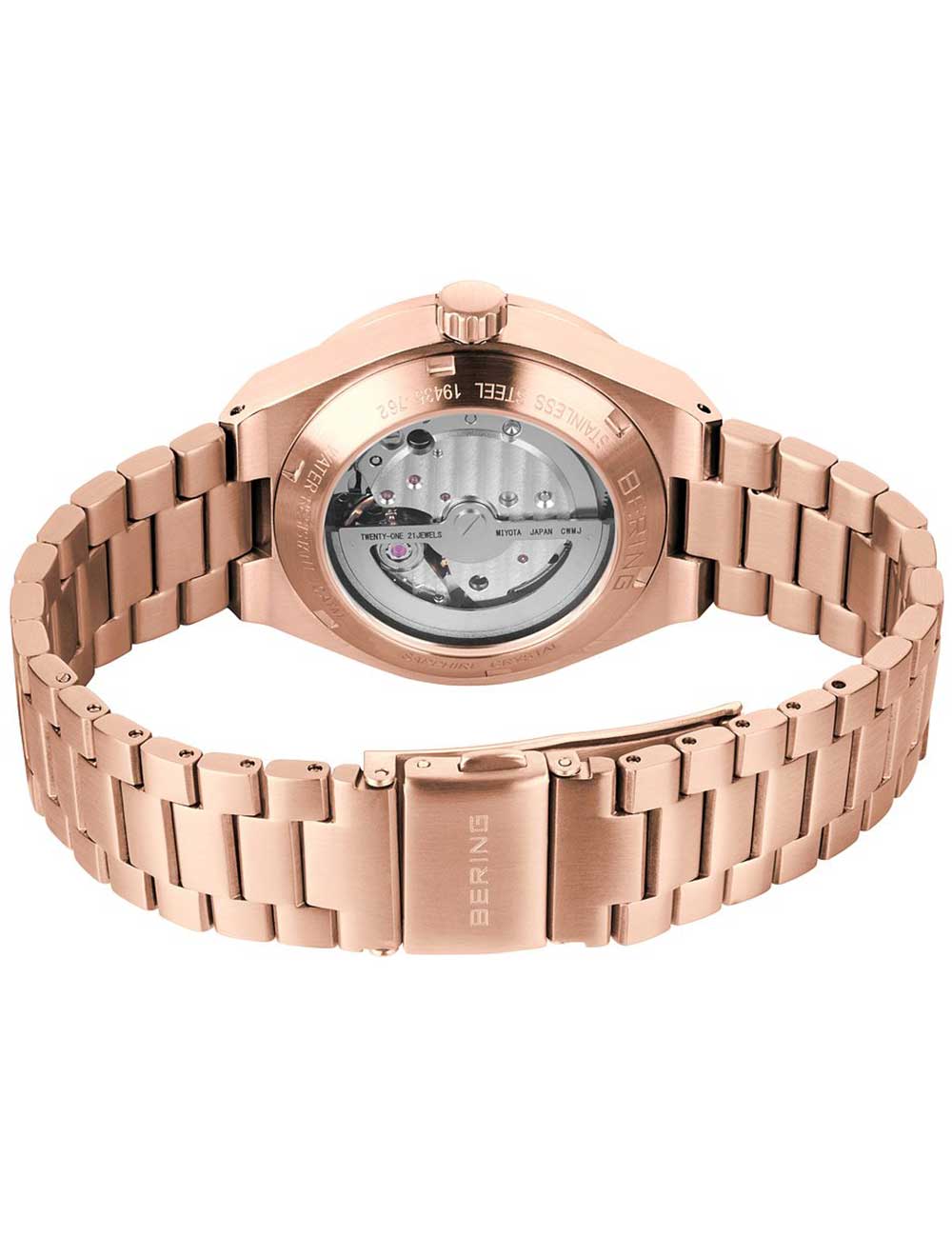 BERING 19435-762 Analoguhr Armbanduhr 38 mm ansicht-3
