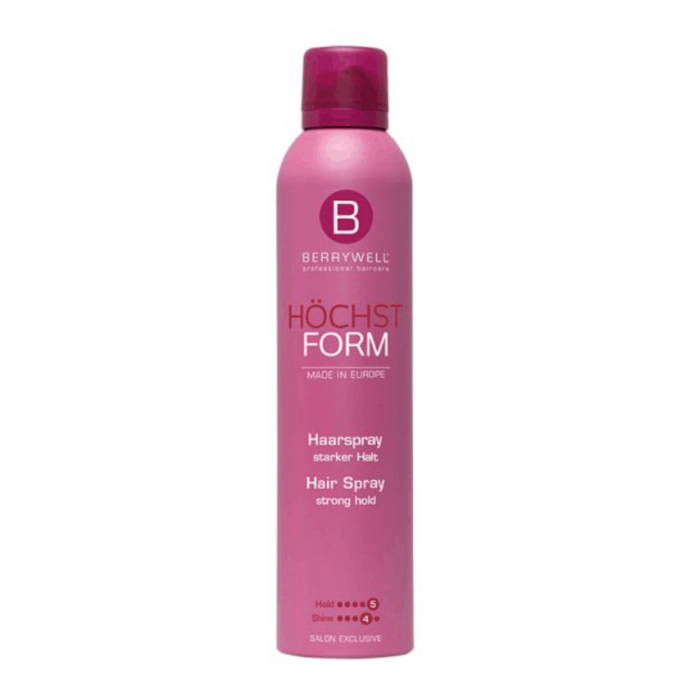 Berrywell Berrywell, Hochst Form, Haarspray, Stark, Stark, 300 ml *Tester