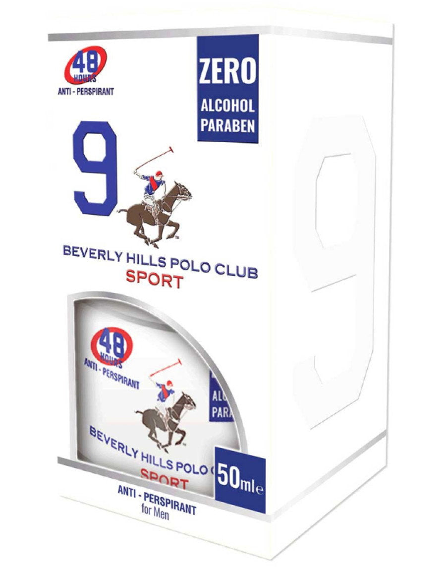 Beverly Hills Polo Club Beverly Hills Polo Club, 1982 - Sport 9, Antitranspirant, Deodorant Spray, Für Männer, 50 ml Regular