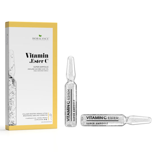 Bio Balance Bio Balance, Vitamin Ester C, Brightening & Lifting, Tag & Nacht, Ampullen Behandlungsserum, Wrinkles & Dullness 