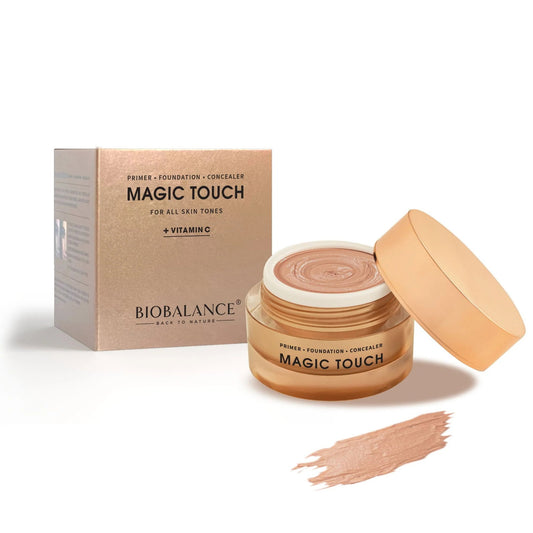 Bio Balance Bio Balance, Magic Touch, Brightening & Covering, Primer, Concealer und Foundation 3-in-1, Mittel, 30 ml Regular