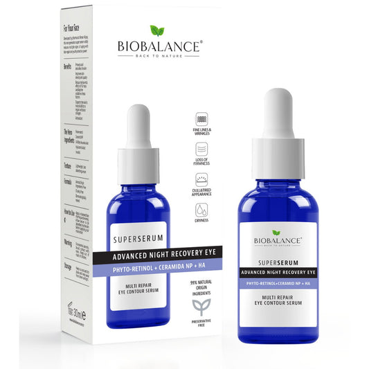 Bio Balance Bio Balance, Advanced Night Recovery, Hydrating & Anti-Wrinkle, Nacht, Augenserum, 20 ml Regular