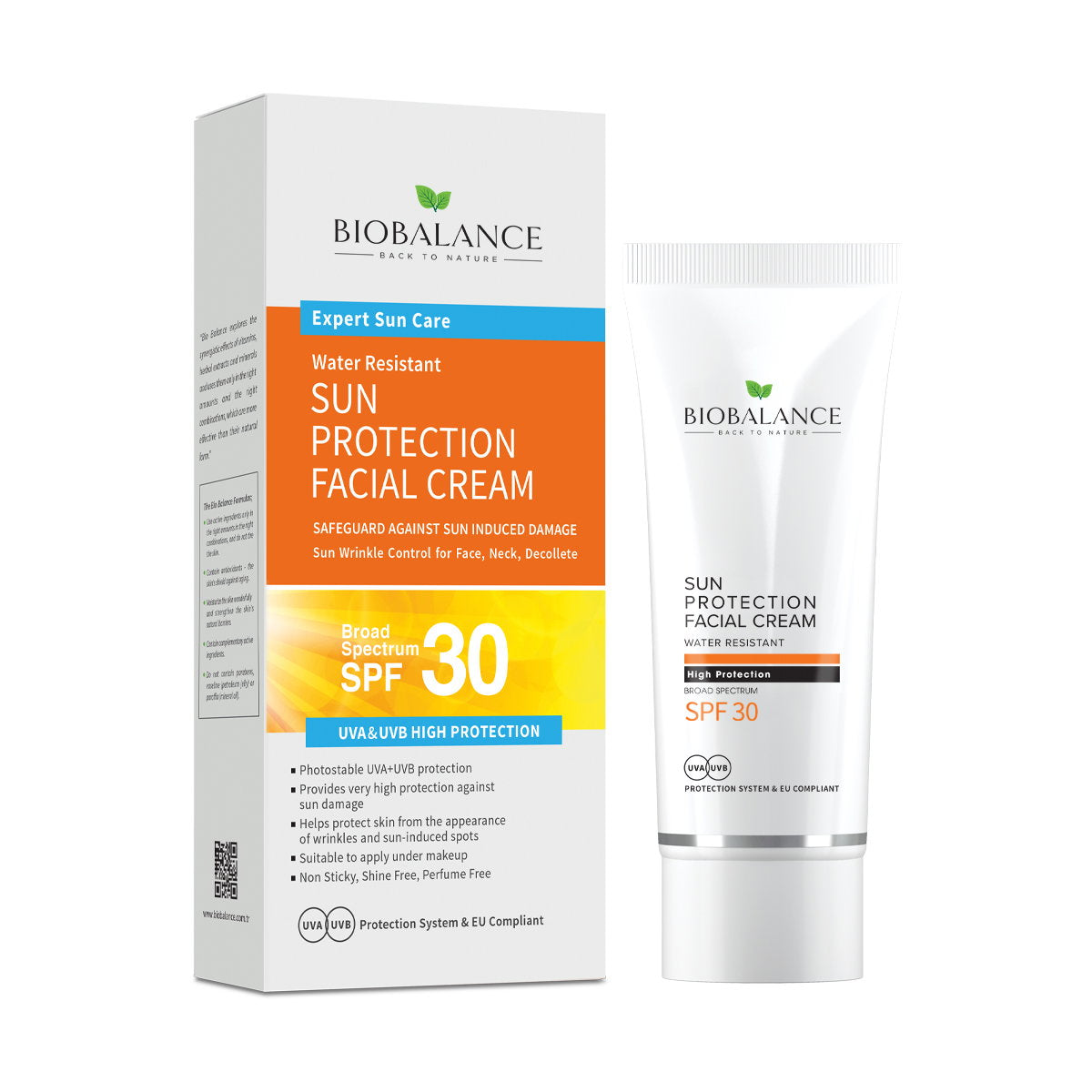 Bio Balance Bio Balance, Sun Protection, Anti-Falten, Vor dem Schminken, Sahne, Gesicht, SPF 30, 75 ml Regular