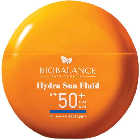 Bio Balance Bio Balance, Hydra Sun, Befeuchtend und schützend, Vor Sonneneinstrahlung, Flüssigkeit, Für das Gesicht, SPF 50, 