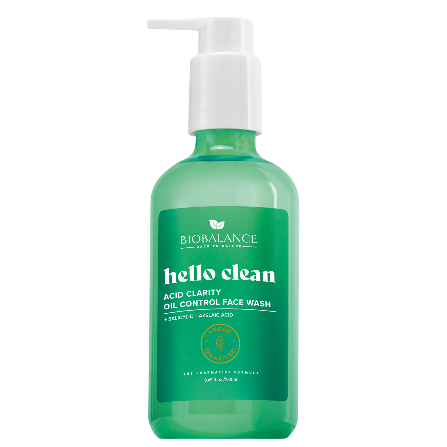 Bio Balance Reinigungsgel Bio Balance, Hello Clean Brightening, Cleansing, Purifying & Mattifying, Cleansing Gel, For Face, 2
