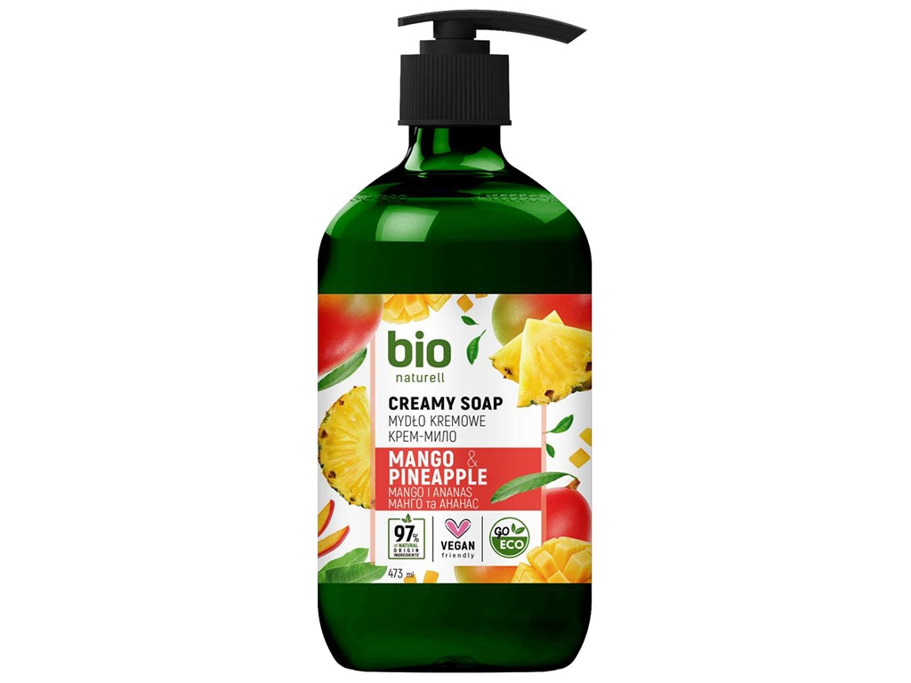 Bio Naturell Bio Naturell, Bio Naturell, Mango & Pineapple, Flüssigseife, Für Hände, 437 ml Regular