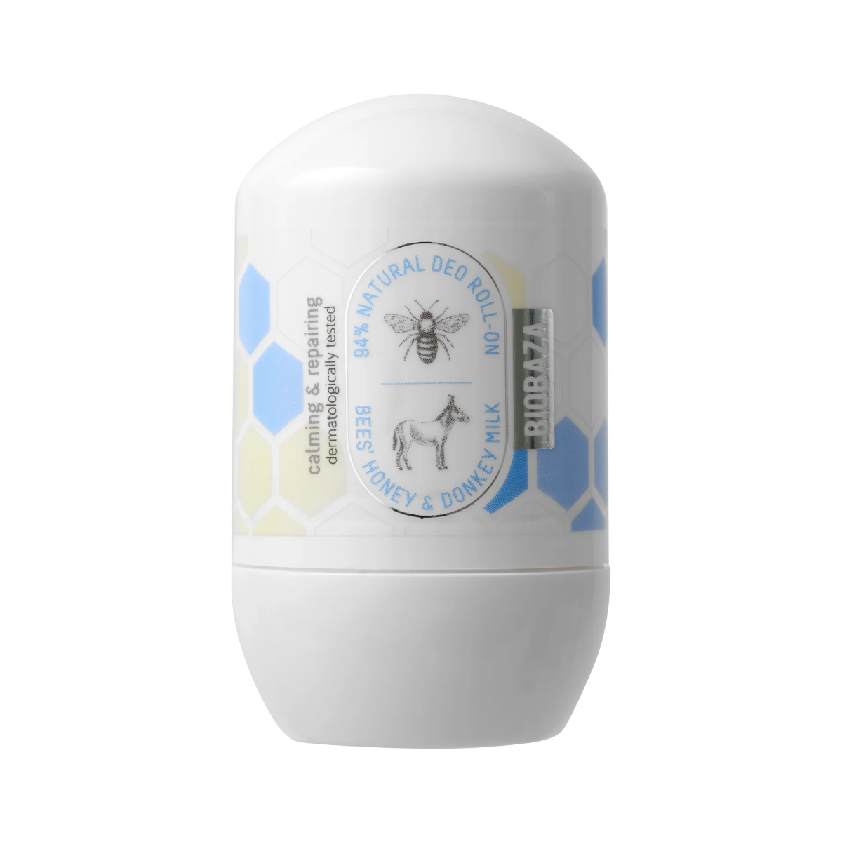 Biobaza Biobaza, Bee's Honey & Donkey Milk, Soothing & Nourishing, Deodorant-Roll-On, Unisex, 50 ml Regular