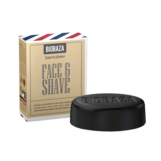 Biobaza Biobaza, Black Energy, Holzkohle, Sebumregulierend, Rasierseife, 100 g Regular