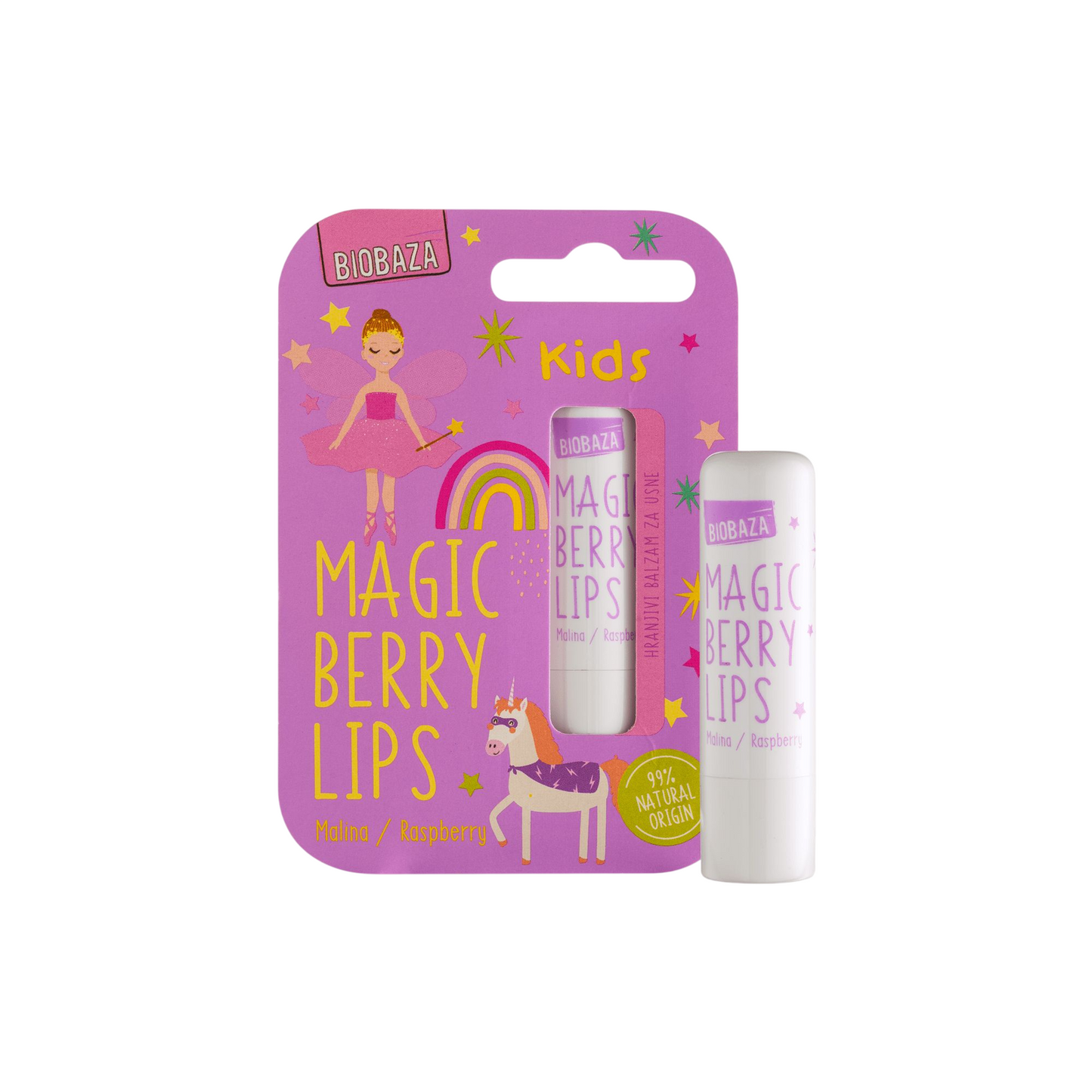 Biobaza Lippenbalsam Biobaza, Magic Berry, Hydrating, Lip Balm, 4.5 g Regular