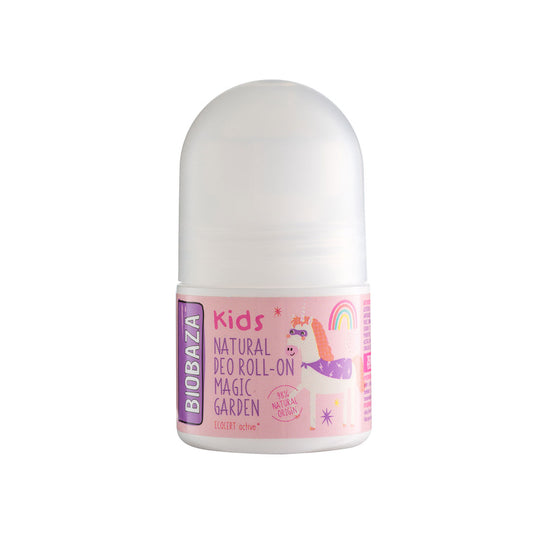Biobaza Biobaza, Magic Garden, Natürliche Inhaltsstoffe, Erfrischend, Zitrus, Deodorant-Roll-On, Für Mädchen, 30 ml Regular