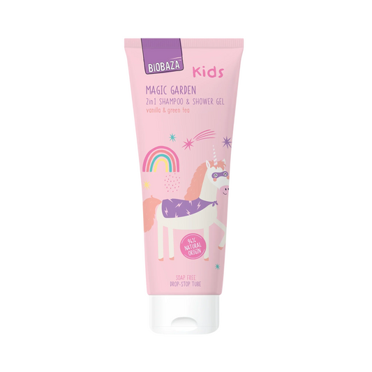 Biobaza Biobaza, Magic Garden, Duschgel & Shampoo 2-in-1, 250 ml Regular