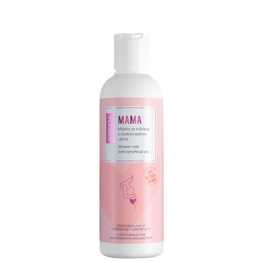 Biobaza Biobaza, Mama, Natürliche Inhaltsstoffe, Gegen Dehnungsstreifen, Duschcreme, 200 ml Regular