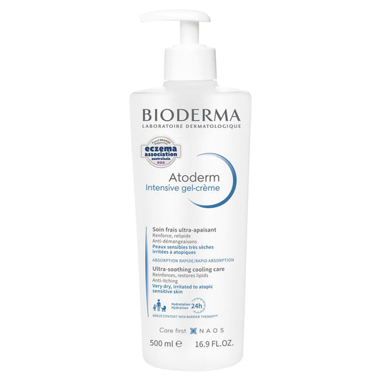 Bioderma Bioderma, Atoderm Intensive, Ultra-beruhigend, Gel-Creme, Für Gesicht & Körper, 500 ml Regular