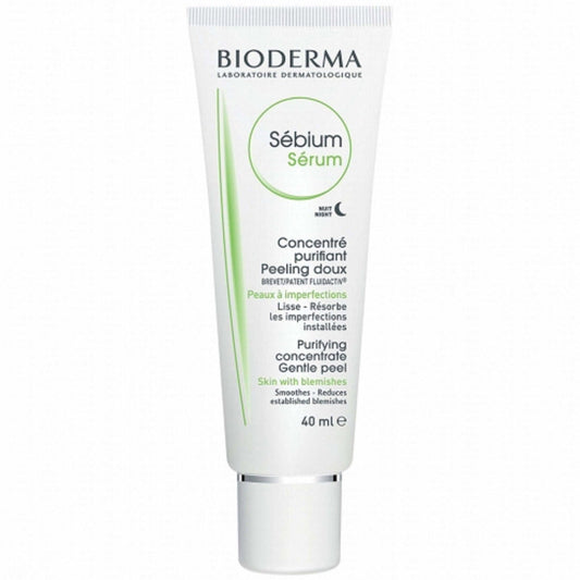 Bioderma Bioderma, Sebium, Glykolsäure, Reinigung, Nacht, Serum, Für das Gesicht, 40 ml Regular