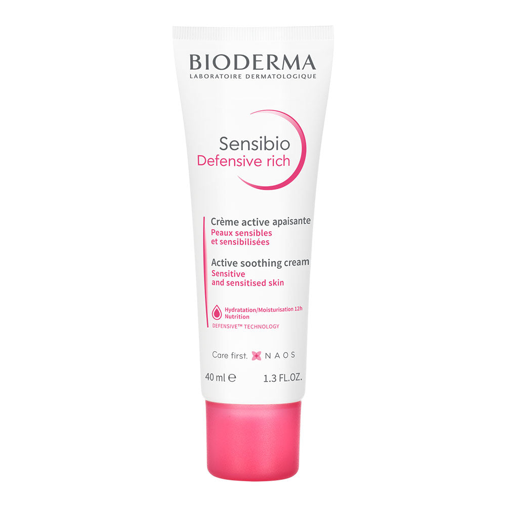 Bioderma Bioderma, Sensibio Rich, Vitamin E, Erholung, Tag & Nacht, Sahne, Für Gesicht & Hals, 40 ml Regular