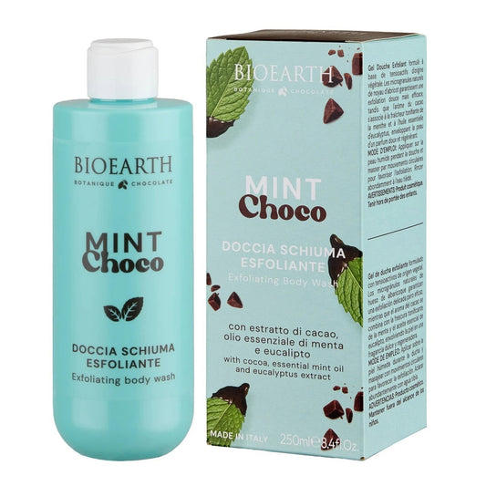 Bioearth Bioearth, Mint Choco, Cleansing & Exfoliating, Duschgel, Für alle Hauttypen, 250 ml Regular