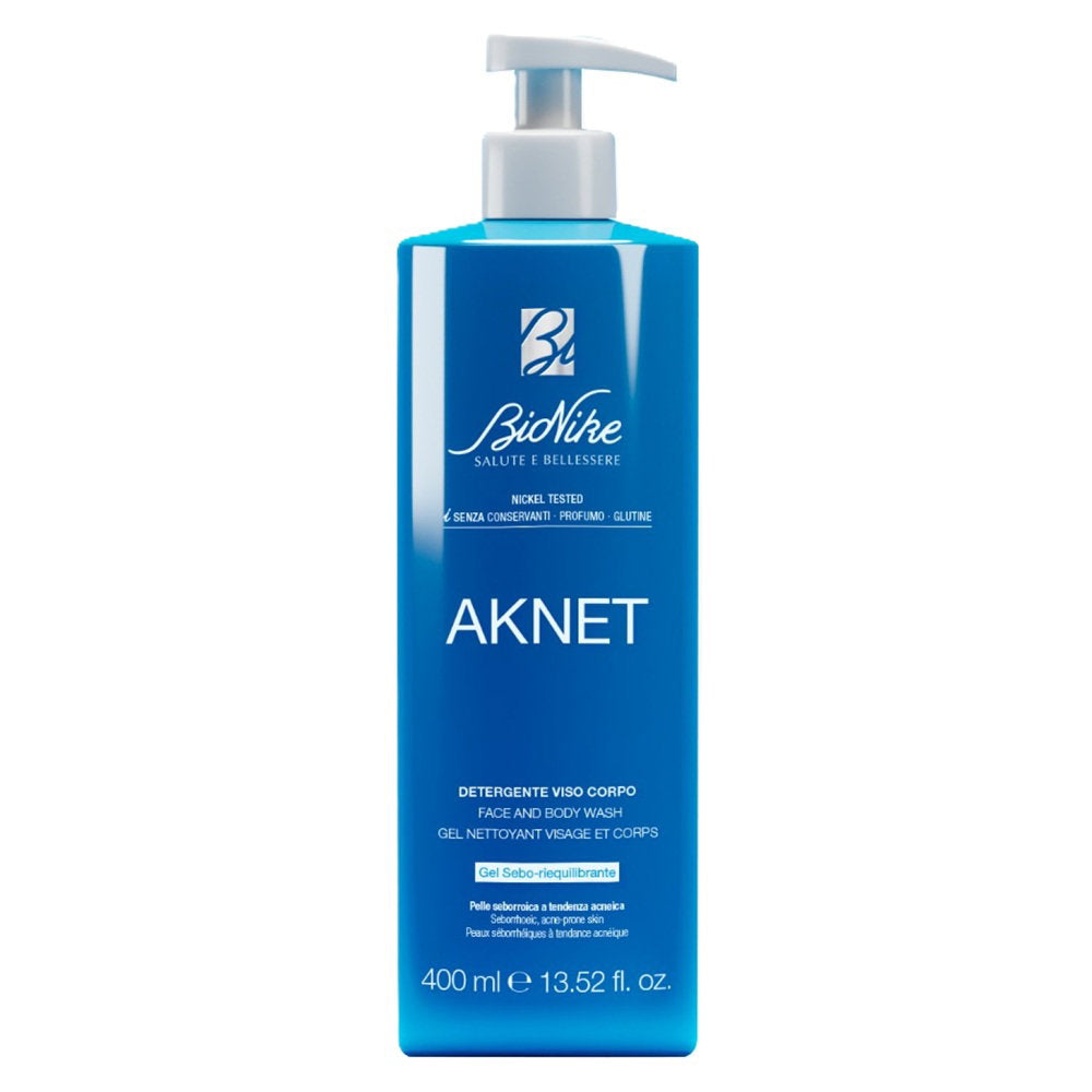 BioNike Aknet Reinigung und Reinigung Reinigungsgel For Face & For Body 400 ml