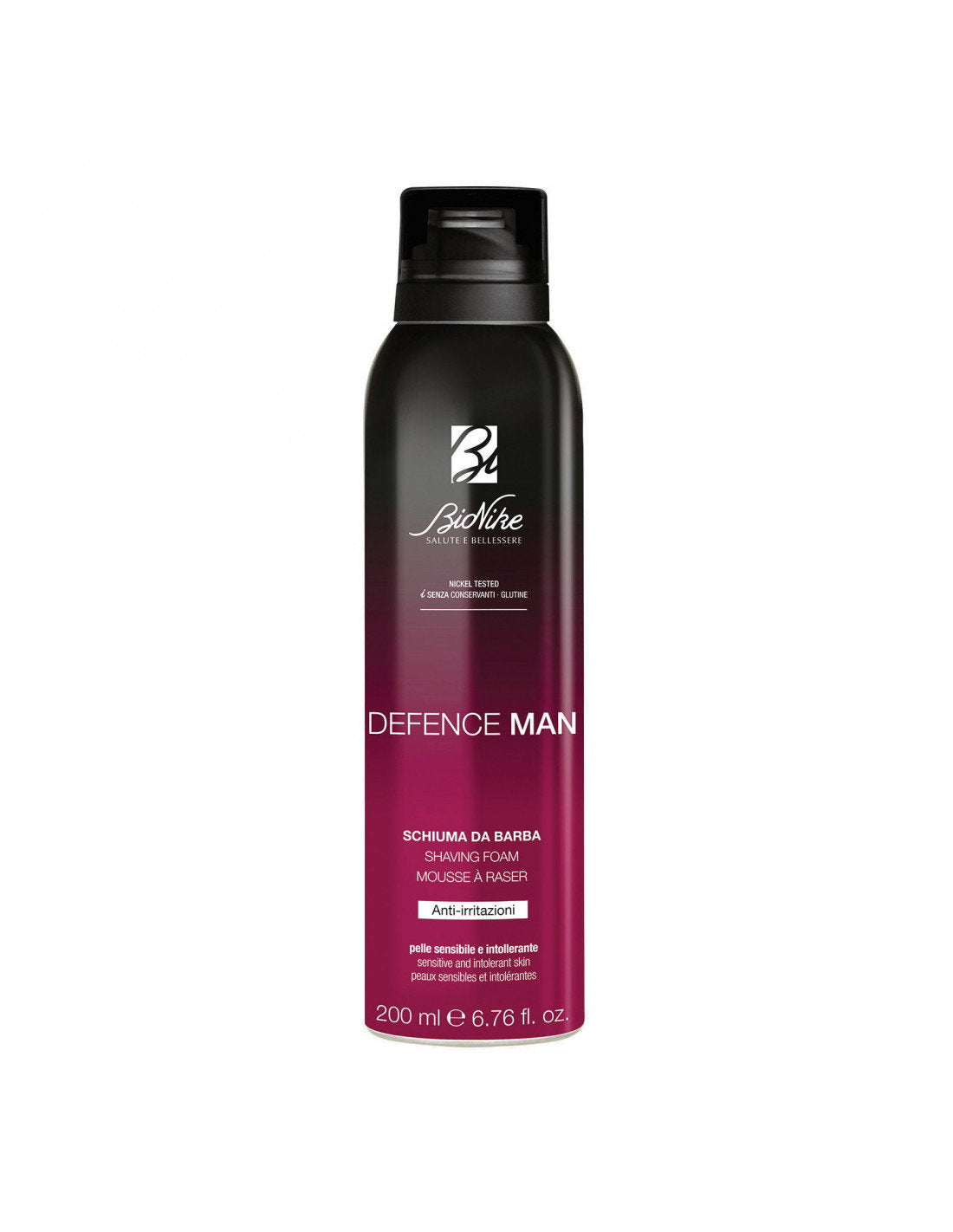 BioNike Rasierschaum BioNike, Defence, Cleansing & Protecting, Shaving Foam, 200 ml Regular
