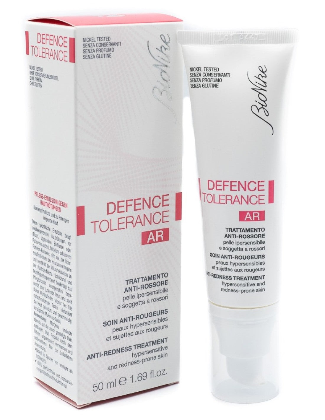 BioNike Sahne BioNike, Defence Tolerance AR, Soothing, Protecting & Anti-Redness, Day & Night, Cream, For Face, 50 ml Regular