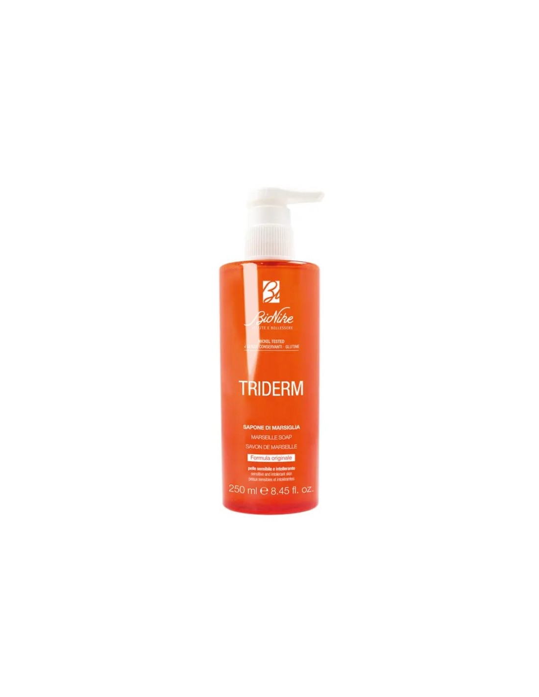 BioNike Flüssigseife BioNike, Triderm, Cleansing, Liquid Soap, For Hands & Body, 250 ml Regular