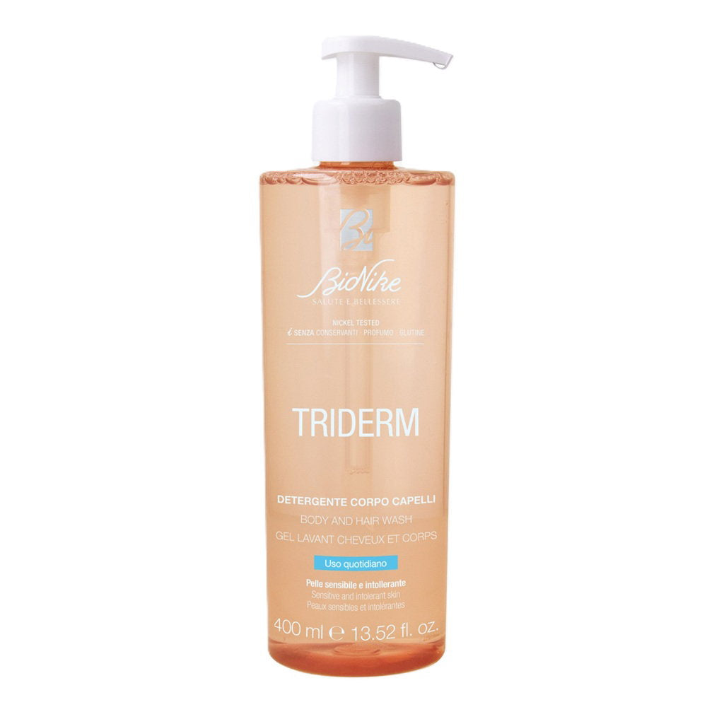 BioNike BioNike, Triderm, Cleansing & Refreshing, Duschgel, For Body & For Hair, Für empfindliche Haut, 400 ml Regular