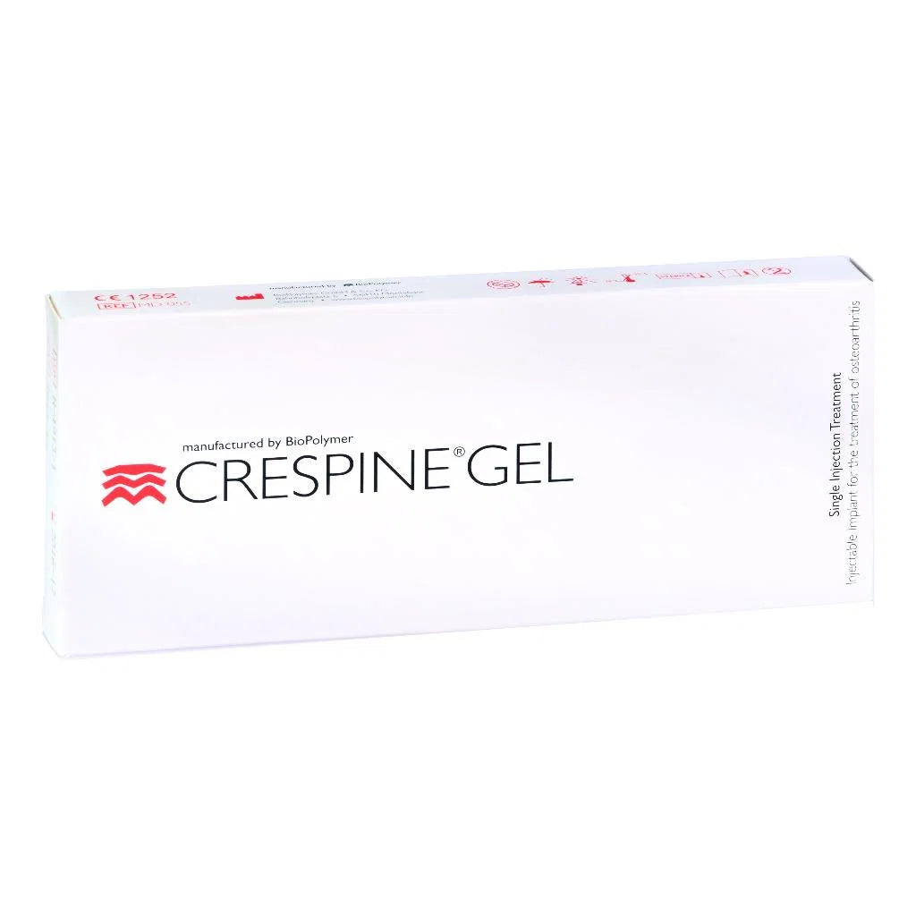 Biopolymer Biopolymer, Crespine, Hyaluronsäure, Schmerzlinderung bei Osteoarthritis, Fertigspritze, 2 ml Regular