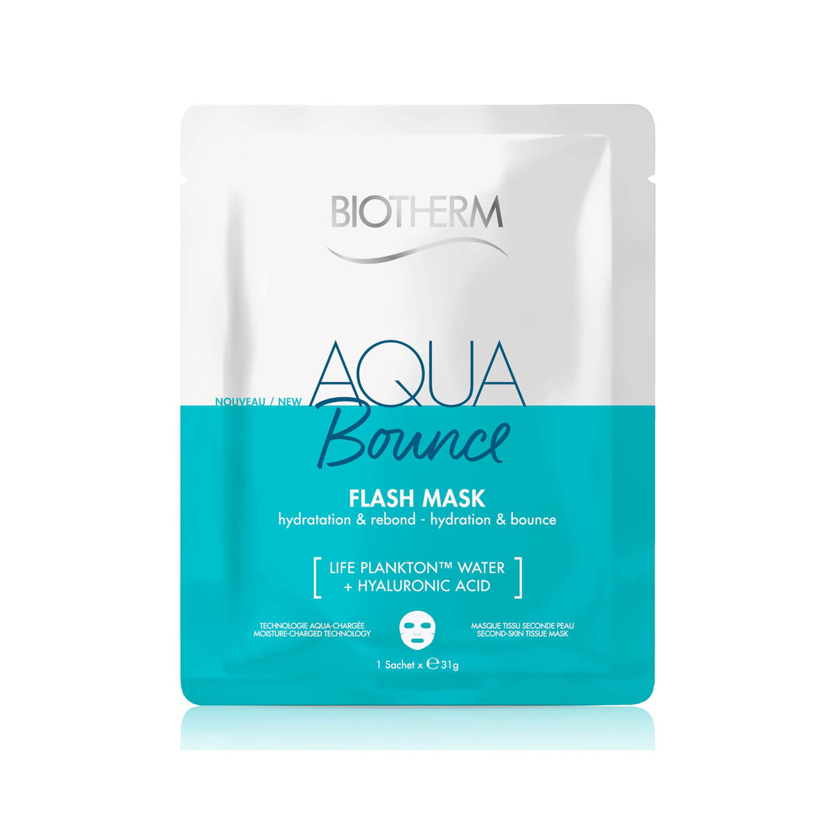 Biotherm Biotherm, Aqua Flash, Ausbalancieren, Gesichtsmaske, Für das Gesicht, Wöchentlich oder nach Bedarf, 31 g Regular